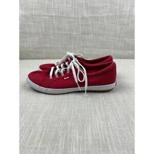 Keds Women's Red Canvas Sneakers Size 8